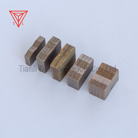 Herramientas de corte de segmentos de hoja de sierra de diamante de venta directa de fábrica de China para granito