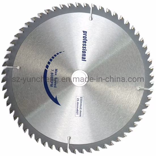 Hoja de sierra circular TC T profesional para cortar madera